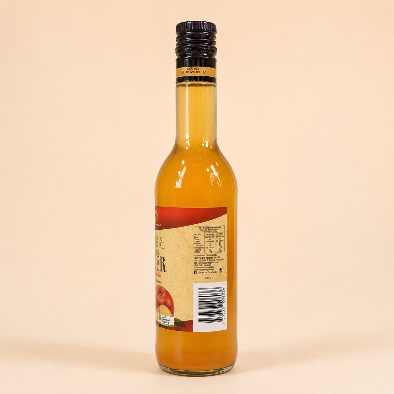 Organic Vinegar - Apple Cider 500ml (Australia)