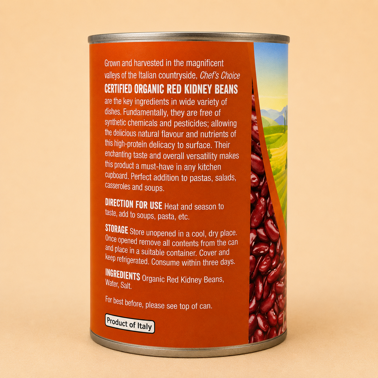 Chef's Choice Organic Beans - Red Kidney 400g (Australia)
