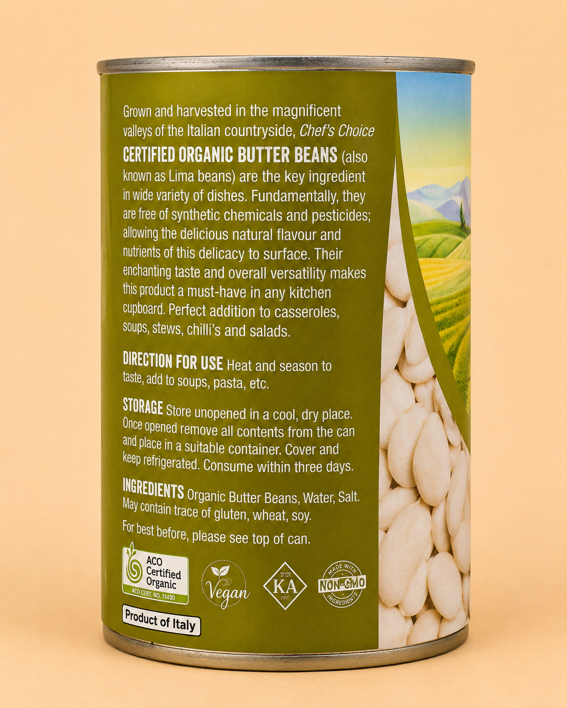 Chef's Choice Organic Beans - Cannellini White 400g (Australia)