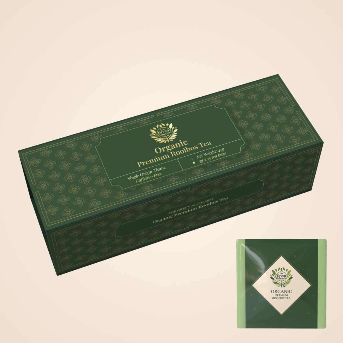 TGA - Organic Premium Rooibos Tea Bags in Gift Box, 45g