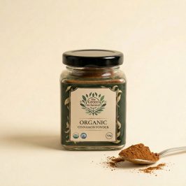 TGA - Organic Ceylon Cinnamon Powder in Glass Bottle, 128g